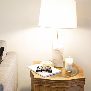 Gaveth Lampe de Table en Albâtre Minimaliste