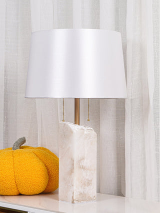 Gaveth Lampe de Table en Albâtre Minimaliste