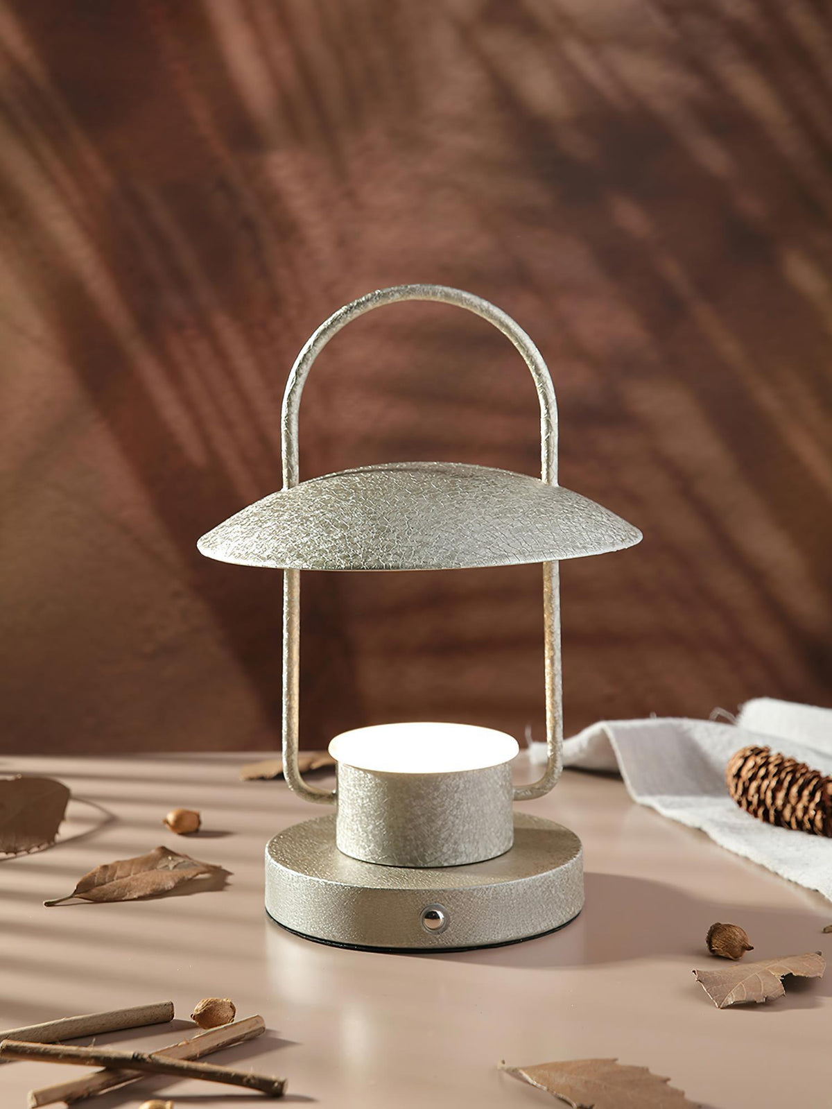 Solaran Gris Lampe de Table Contemporaine