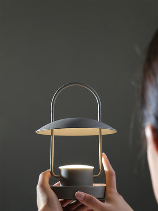 Solaran Gris Lampe de Table Contemporaine