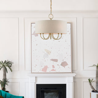 Lustre en Tissu Vintage Classique Ovyneth-Luire