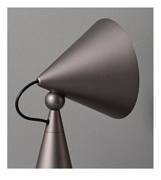 Rechargeable Cone Table Lamp-Neutral Decor