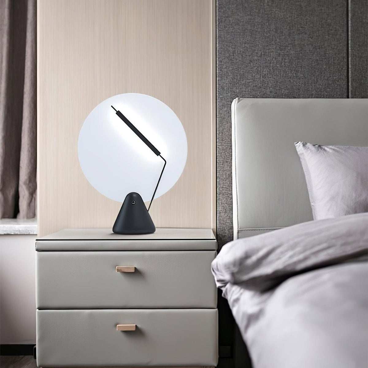 Evsilel Geometric Acrylic Table Lamp-Neutral Decor