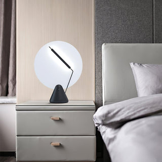 Evsilel Geometric Acrylic Table Lamp-Neutral Decor