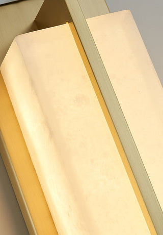 Caspian Applique Murale en Albâtre et Laiton