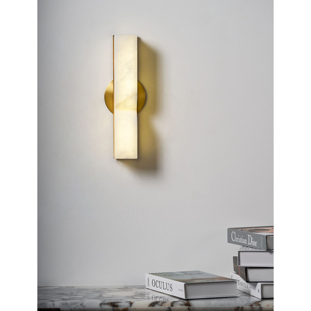 Lampe Murale Rectangulaire en Albâtre Moderne Minimaliste Lyvenisra