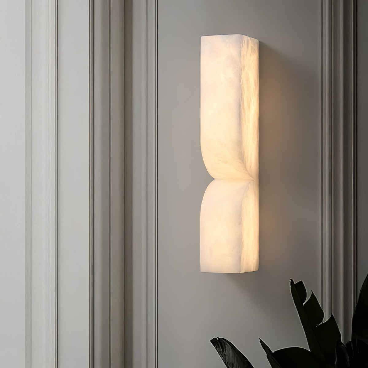 Lampe Murale Rectangulaire en Albâtre Moderne Minimaliste Lyvenisra