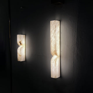 Lampe Murale Rectangulaire en Albâtre Moderne Minimaliste Lyvenisra