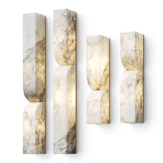 Lampe Murale Rectangulaire en Albâtre Moderne Minimaliste Lyvenisra