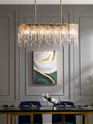 Cathaa Postmoderne Luxe Verre Crystal Lustre