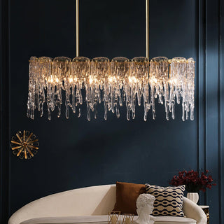 Cathaa Postmoderne Luxe Verre Crystal Lustre