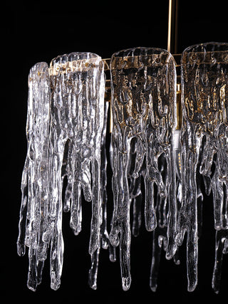 Cathaa Postmoderne Luxe Verre Crystal Lustre