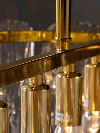 Cathaa Postmoderne Luxe Verre Crystal Lustre