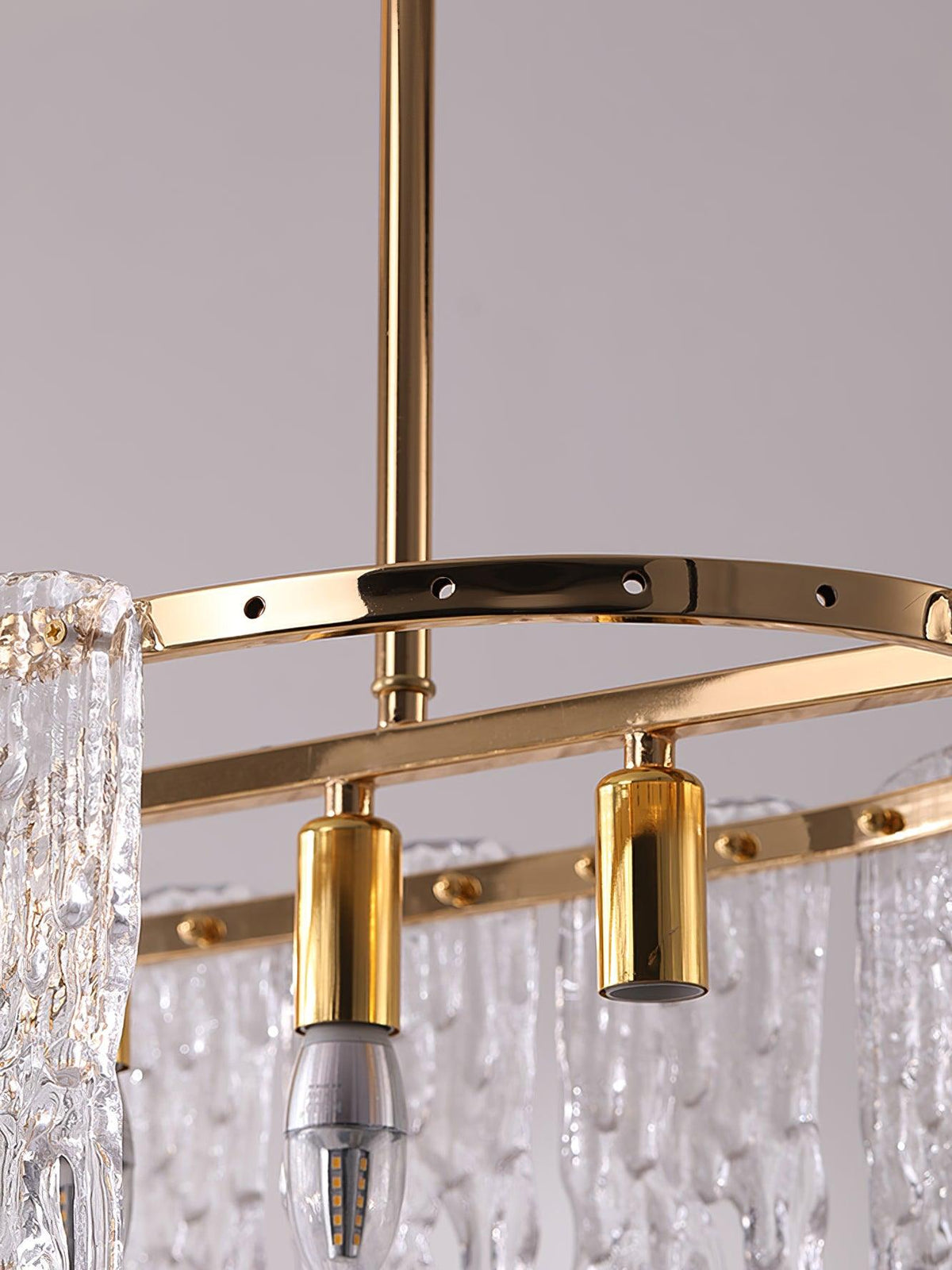 Cathaa Postmoderne Luxe Verre Crystal Lustre