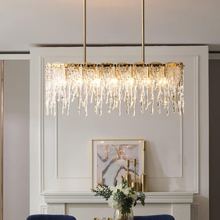 Cathaa Postmoderne Luxe Verre Crystal Lustre