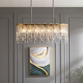 Cathaa Postmoderne Luxe Verre Crystal Lustre