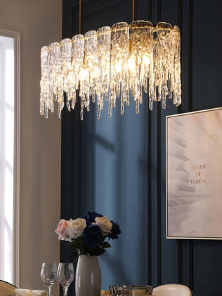 Cathaa Postmoderne Luxe Verre Crystal Lustre