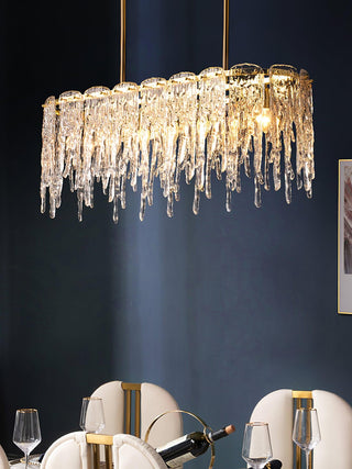 Cathaa Postmoderne Luxe Verre Crystal Lustre