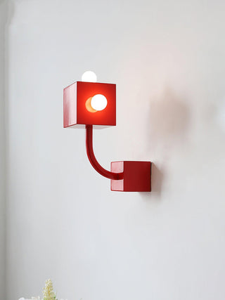 Alanna Applique Murale Créativité Individuelle Cube Rouge