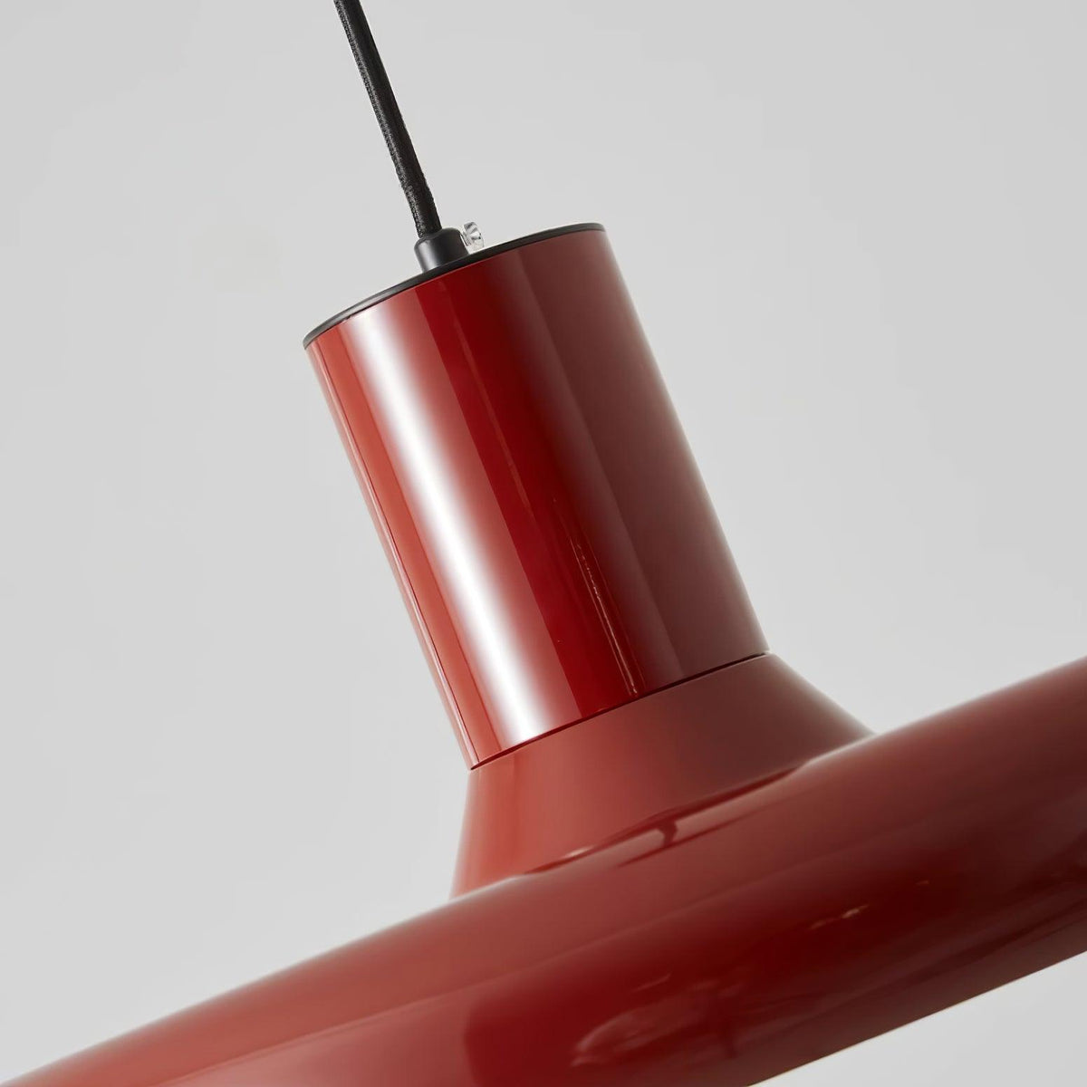 Pendant Lamp Frisbee Red Industrial Contemporary-Neutral Decor