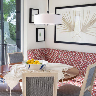 Olvynis Suspension Moderne Minimaliste en Laiton et Tissu