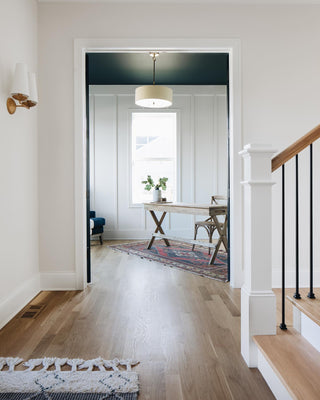 Olvynis Suspension Moderne Minimaliste en Laiton et Tissu