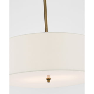 Olvynis Suspension Moderne Minimaliste en Laiton et Tissu