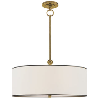Olvynis Suspension Moderne Minimaliste en Laiton et Tissu