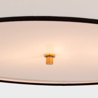 Olvynis Suspension Moderne Minimaliste en Laiton et Tissu