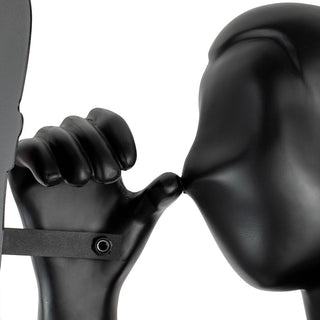 Onoryra Lampadaire Sculptural en Miroir Noir