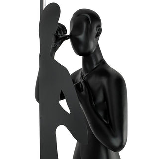 Onoryra Lampadaire Sculptural en Miroir Noir