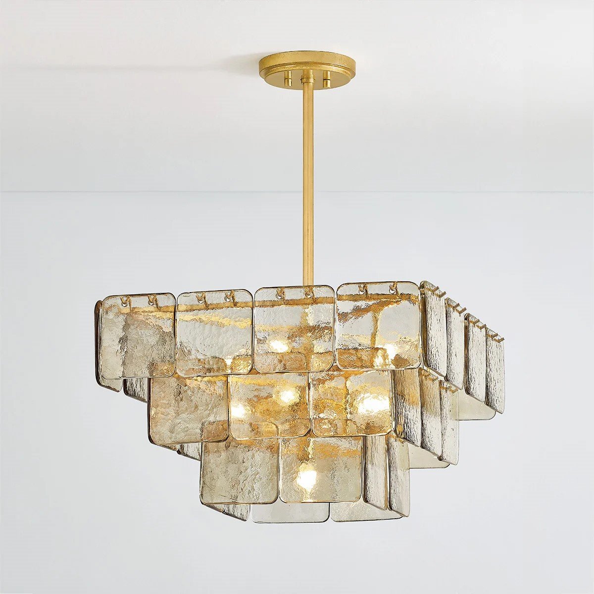 Linine Lustre Élégant en Verre Moderne