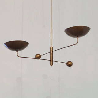 Stella Lustre Sculptural Industriel