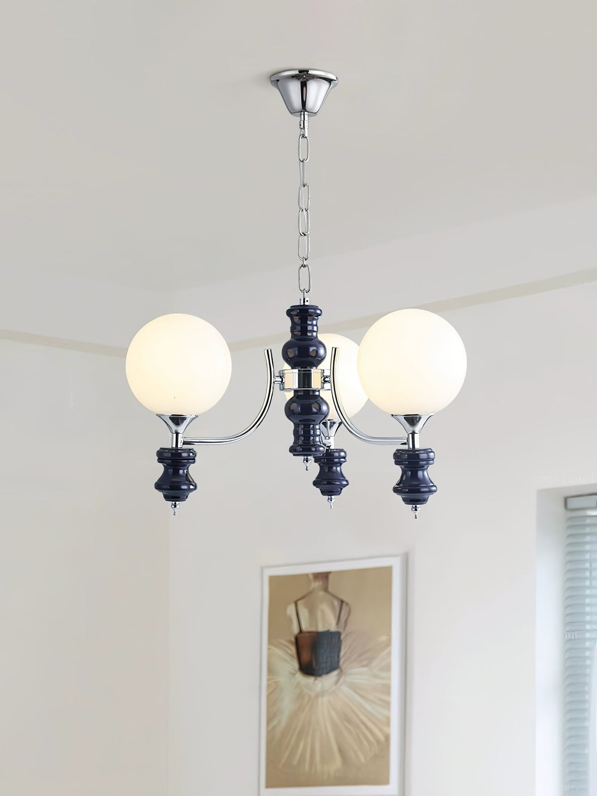 Ravira Lustre Regal Orb Givré