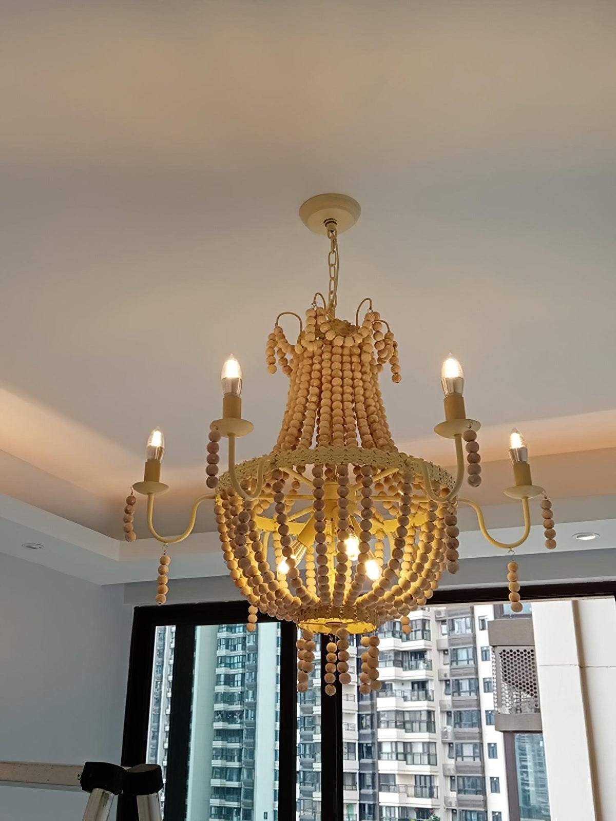 Serista Lustre En Bois de Luxe