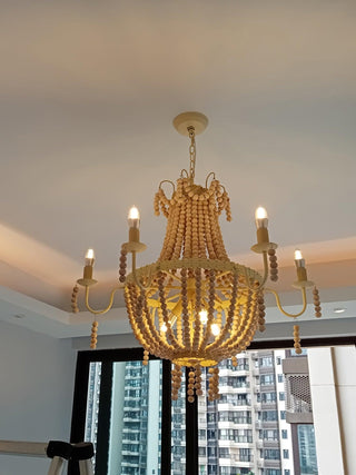 Wayne Lustre En Bois de Luxe