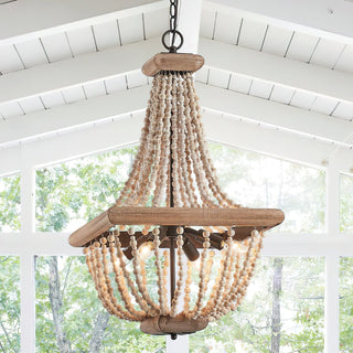 Aursorir Lustre Postmoderne Luxe Bois Métal