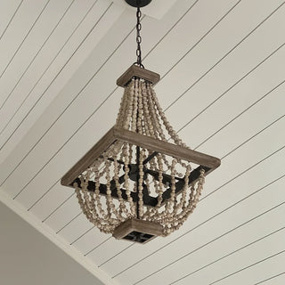 Aursorir Lustre Postmoderne Luxe Bois Métal