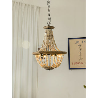 Aursorir Lustre Postmoderne Luxe Bois Métal