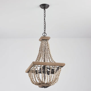 Aursorir Lustre Postmoderne Luxe Bois Métal