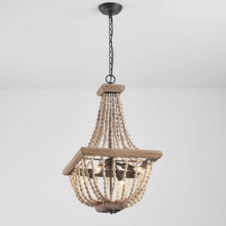 Aursorir Lustre Postmoderne Luxe Bois Métal