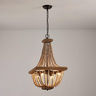 Aursorir Lustre Postmoderne Luxe Bois Métal