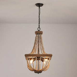 Aursorir Lustre Postmoderne Luxe Bois Métal