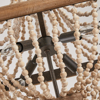 Aursorir Lustre Postmoderne Luxe Bois Métal