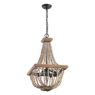 Aursorir Lustre Postmoderne Luxe Bois Métal