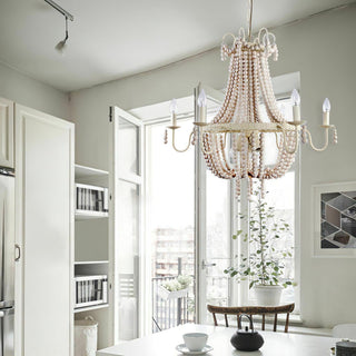 Wayne Lustre En Bois de Luxe