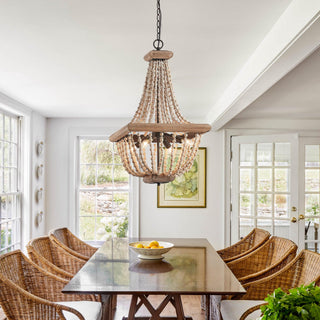 Aursorir Lustre Postmoderne Luxe Bois Métal