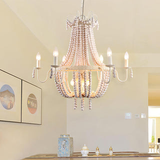 Wayne Lustre En Bois de Luxe