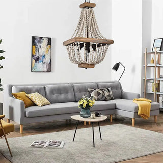 Aursorir Lustre Postmoderne Luxe Bois Métal