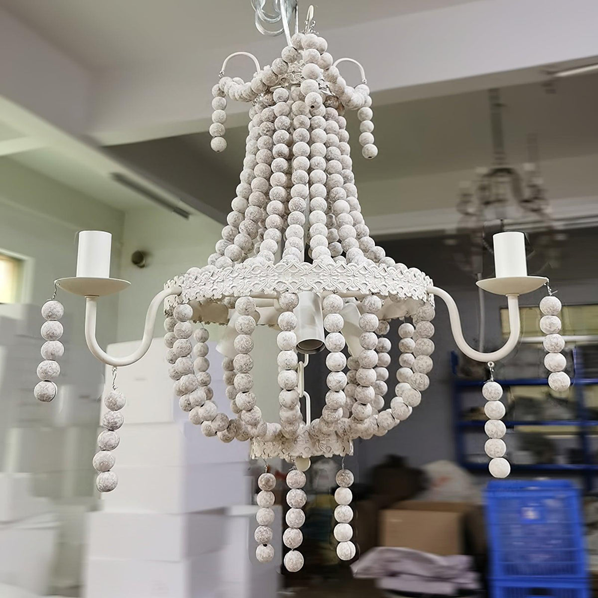 Serista Lustre En Bois de Luxe